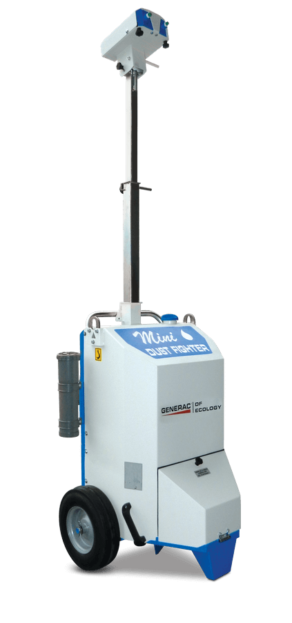 DF-Mini-DF-fronte-lato-destro.png GENERAC Dust Fighter DF Mini elektrischbetriebenes Staubbindesystem – Bild 1