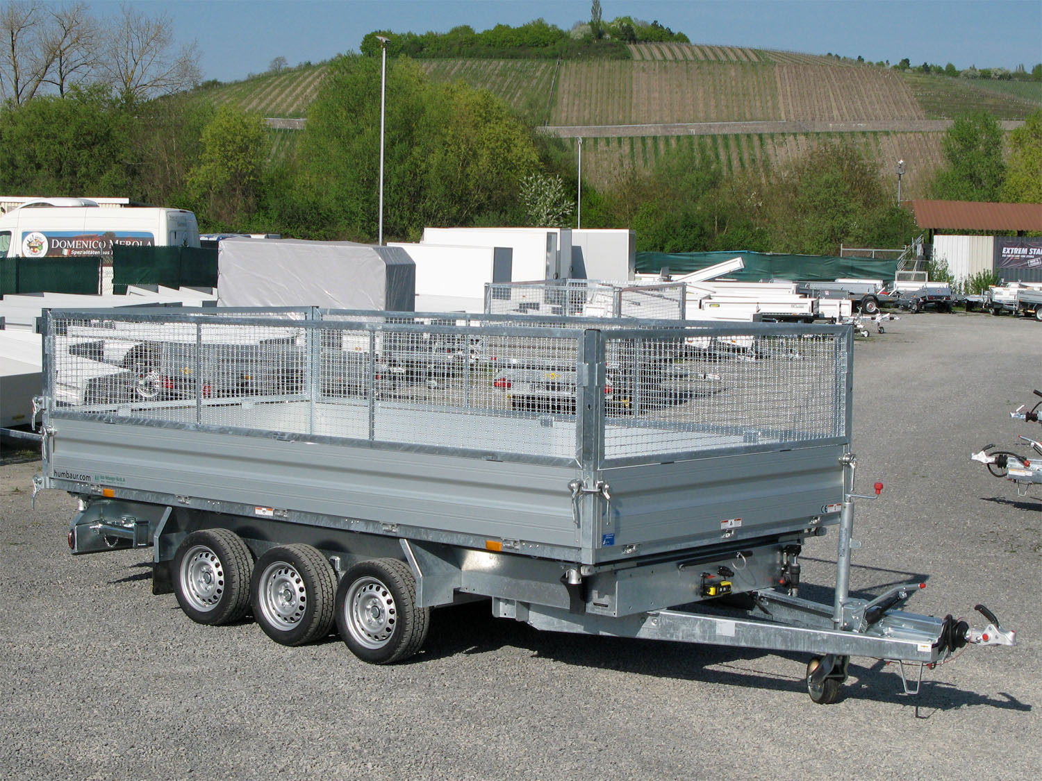 hu3027-1ga-r_humbaur_htk_350041_alu_tridem_466QeTYP4WXhLk.jpg Humbaur HTK 3500.41 ALU Tridem Gitteraufsatz, Rampen, Stützen – Bild 1